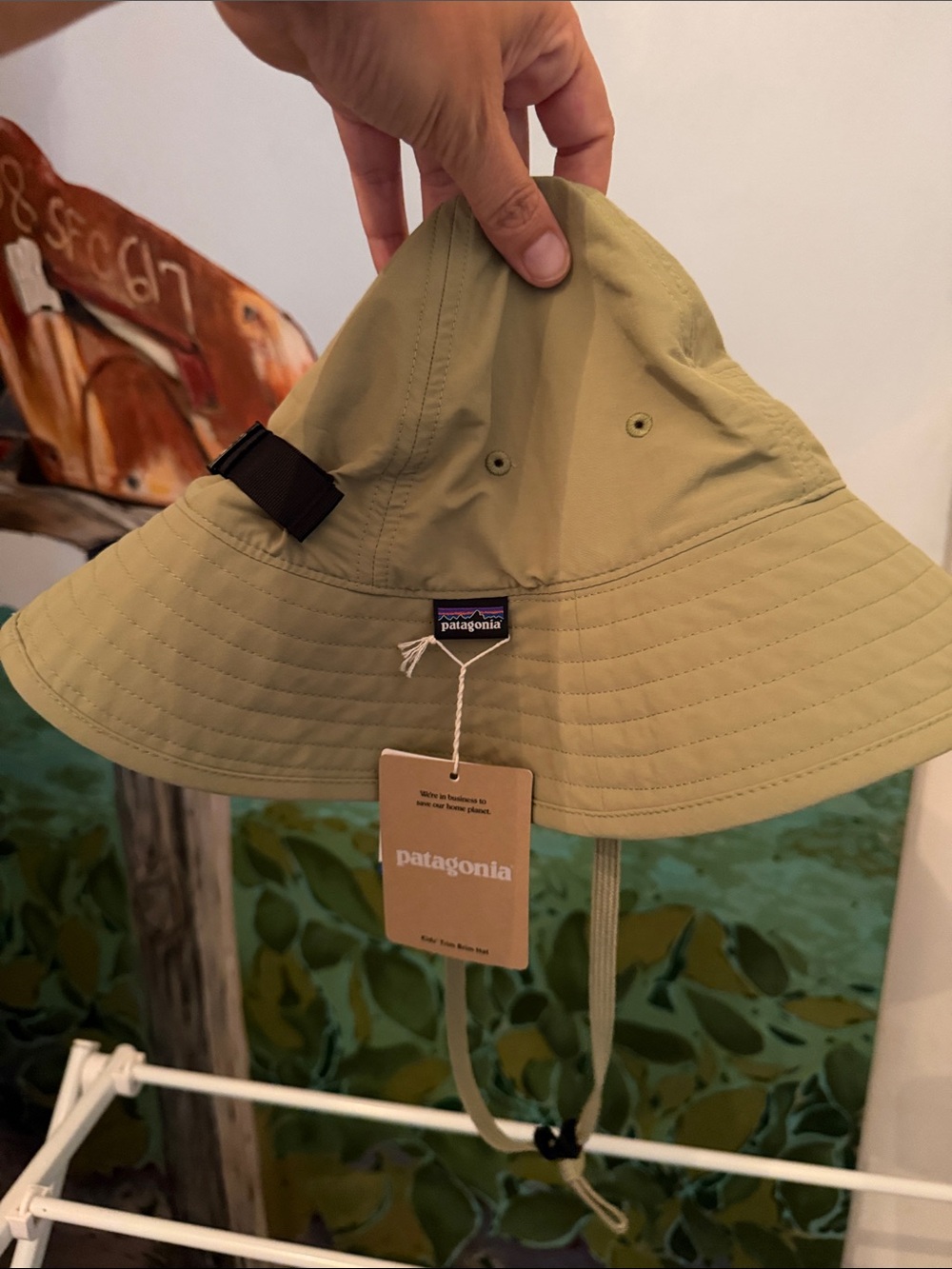 Patagonia Kids Sun Hat - Olive Large XL 10Y+